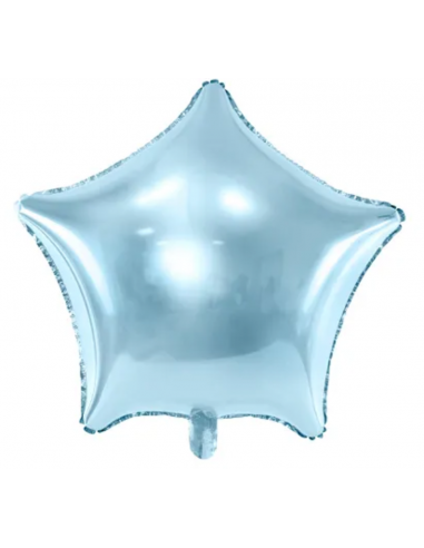 ballon aluminium etoile bleu