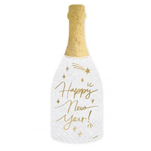 serviettes table champagne