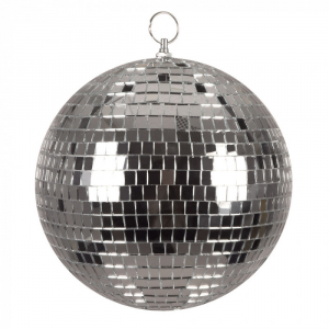 boule disco argent