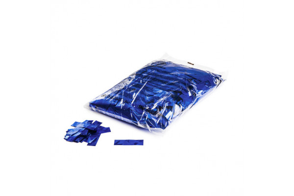 confettis bleu metallise