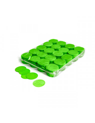 Confettis papier ronds vert clair - 1 KG