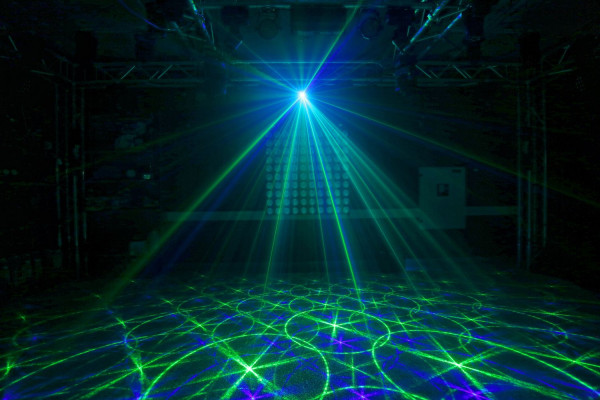 laser double effets verts