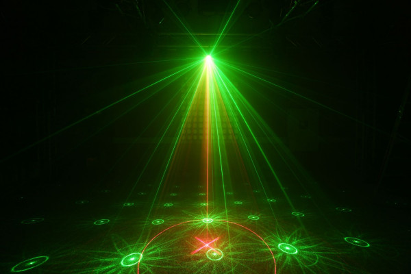 laser double effets verts