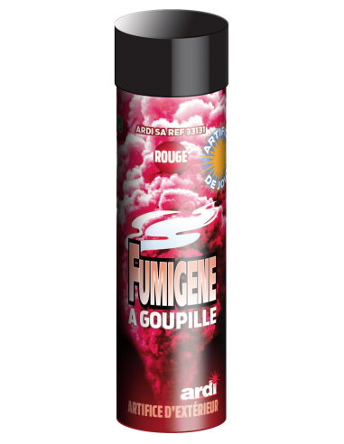 fumigene a goupille rouge
