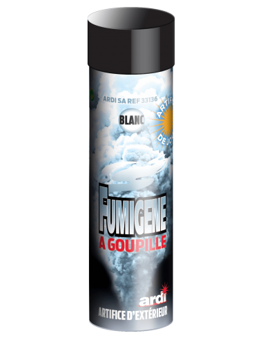 fumigene a goupille blanc
