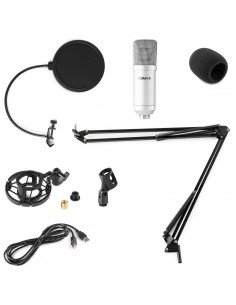 Microphone Reine Des Neiges Sur Pied Ajustable Lumineux Avec Enceinte, 2  Micros Et Effets Vocaux - BUT