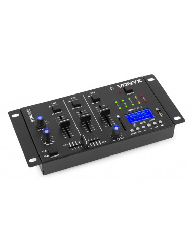 Table de mixage audio 4 canaux Table de mixage numérique USB pour adaptateur