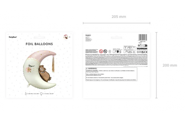 ballon ours lune pack