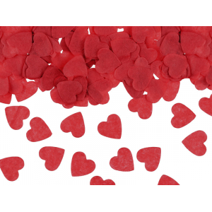 confettis coeur rouge