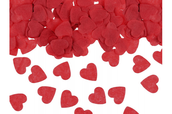 confettis coeur rouge