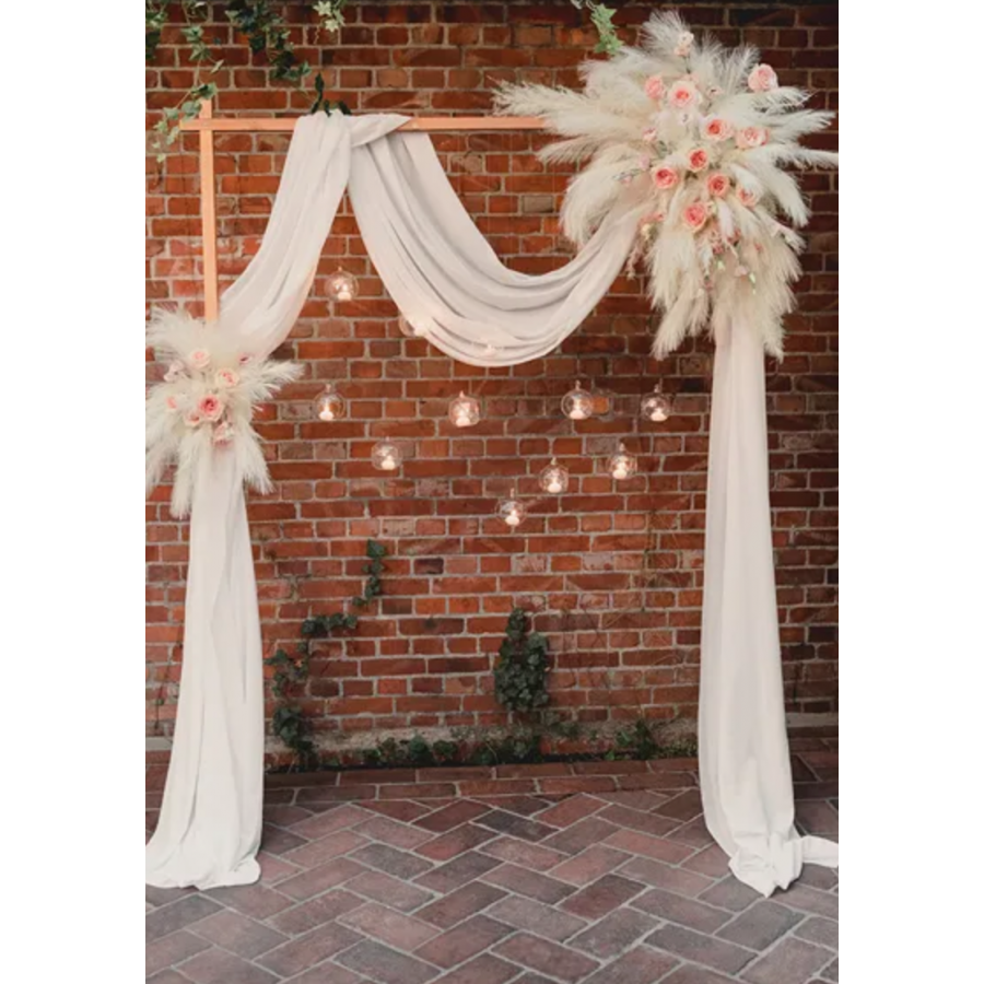 Herbe De Pampa Artificielle - 10 Tiges De 96,5 Cm, Mélange Beige, Déco Bohème