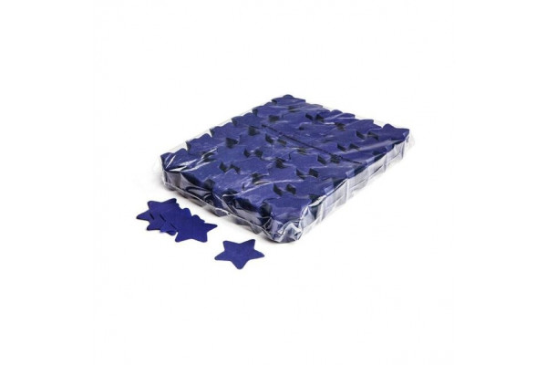 Confettis bleus fonces etoiles