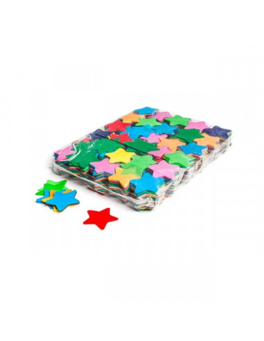 confettis étoiles multicolore