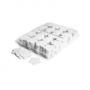 confettis fleurs blancs