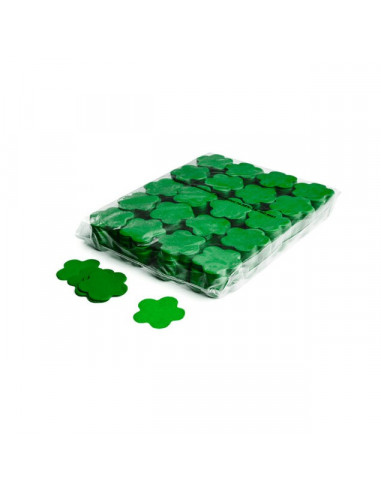 confettis fleur verte