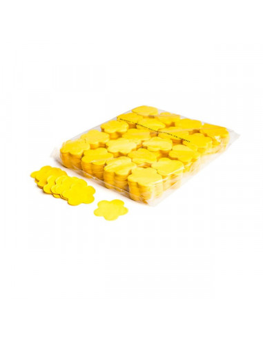 confettis jaunes fleurs