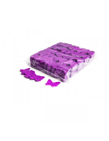 confettis papillons violets