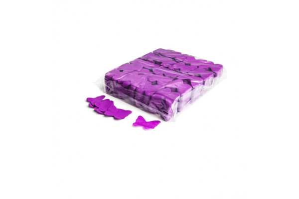 confettis papillons violets