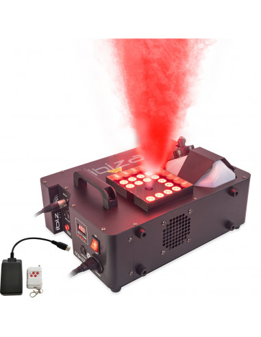 Machine à fumée 1500W DMX à leds RGB horizontale et verticale -  ERUPTION-1500 - Ibiza
