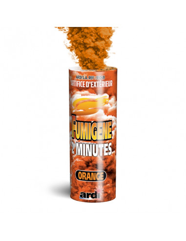 fumigene orange 2 minutes