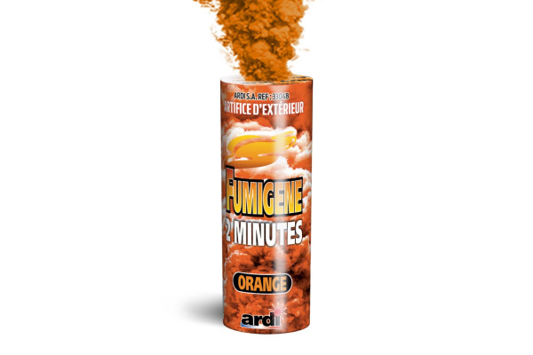 fumigene orange 2 minutes