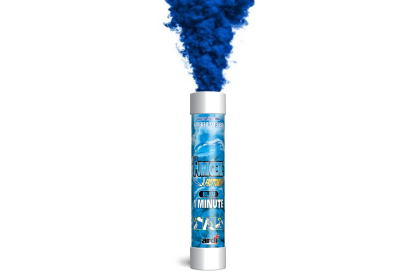 fumigene bleu frottoir