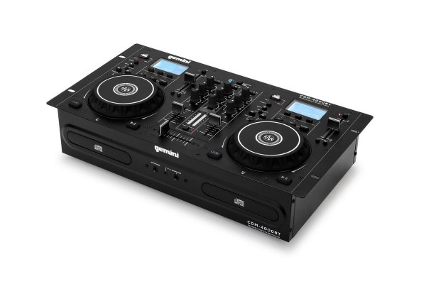 Platine Double Lecteur DJ, USB/CD Média Console, Bluetooth