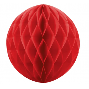 boule papier rouge