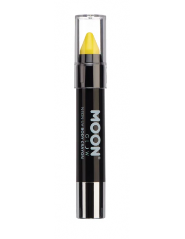 crayon maquillage jaune fluo