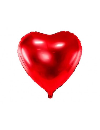 ballon helium coeur rouge