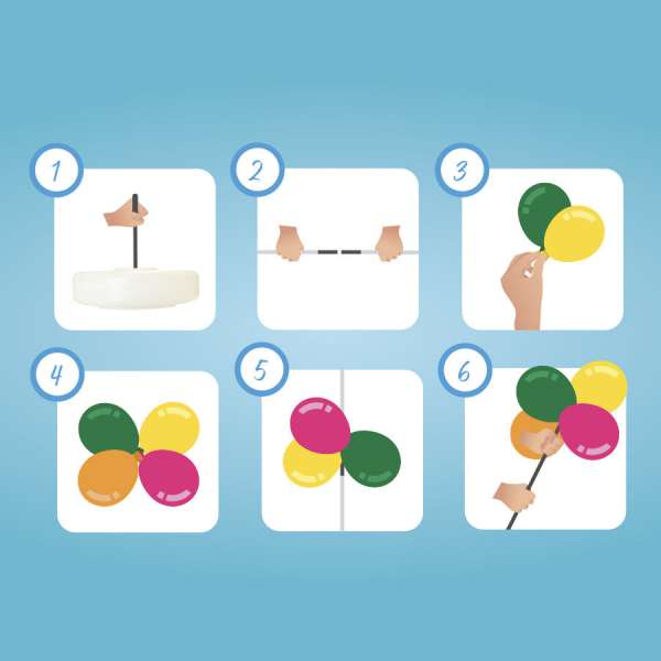 Effect Kit Structure D'Arche Pour Ballons 3M X 3M Facile À