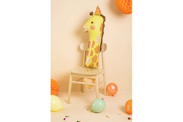ballon girafe aluminium