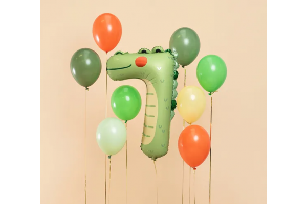 ballon crocodile chiffre