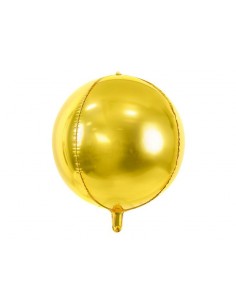 Ballon Géant Mylar Chiffre 4 Doré, dim. 66 cm x 1 m, décoration