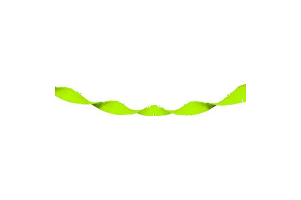guirlande papier fluo vert