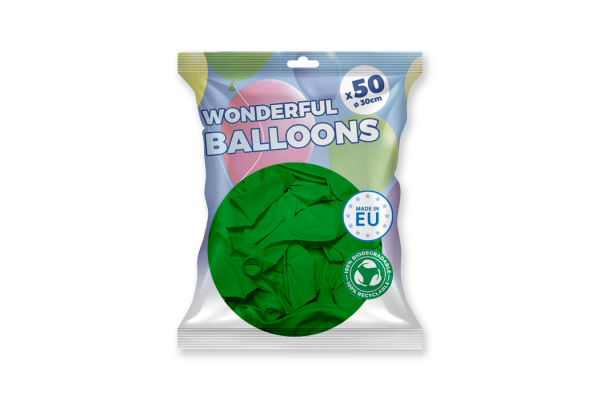 paquet ballons latex vert