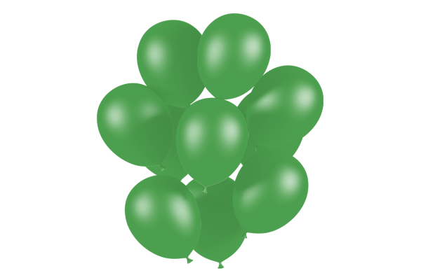 bouquet ballons vert