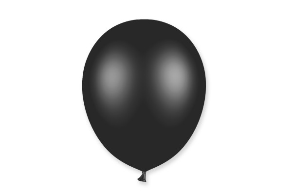 ballon baudruche noir