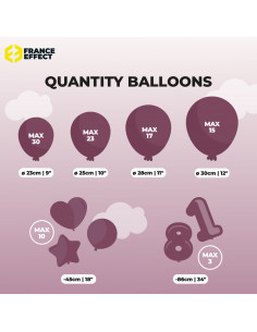 Lot de 2 Grandes Bouteilles hélium XL50 pour gonfler 100 ballons de  baudruche de 23cm (non inclus)