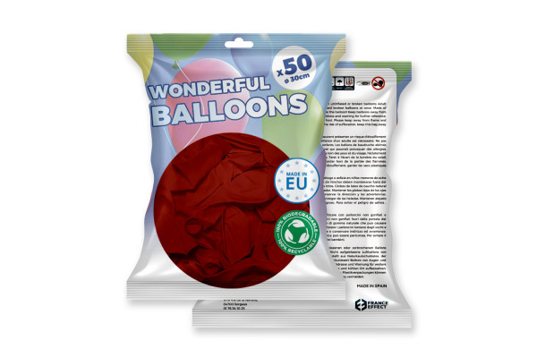 paquet Ballons de baudruche Bordeaux
