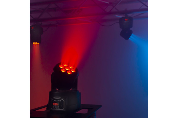 lyre led beam effets rouges