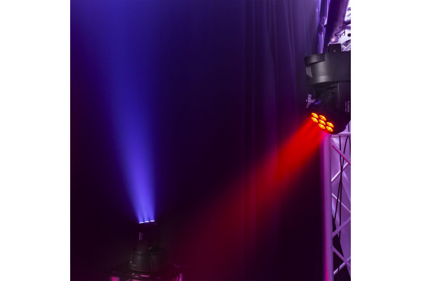 lyre led beam effets rouges