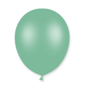 ballons de baudruche vert d'eau