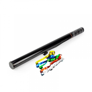 canon confettis electrique streamer multicolor