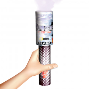 fumigene main blanc