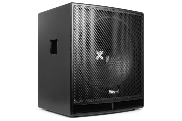 enceinte subwoofer noire vonyx