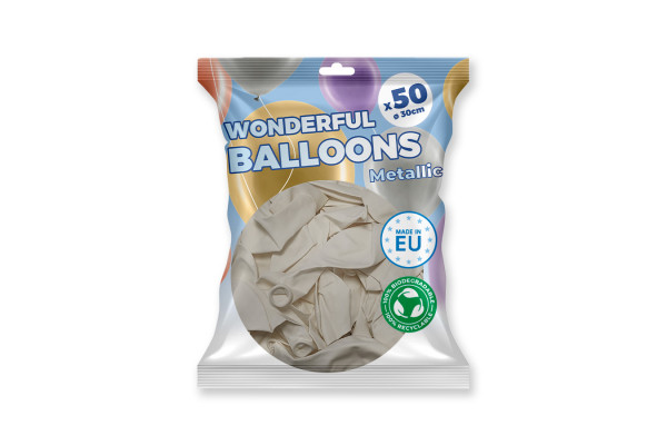 ballons argents pack