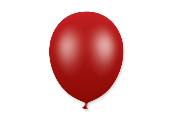 Ballon de baudruche rouge métallise