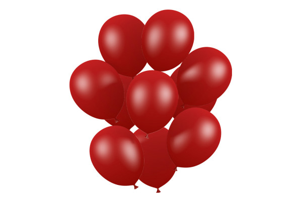 bouquet Ballon de baudruche rouge métallise