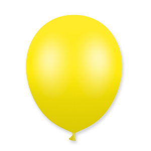 50 Ballons de baudruche jaune métallisé 30 cm